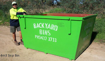 Our 4m³ skip bin