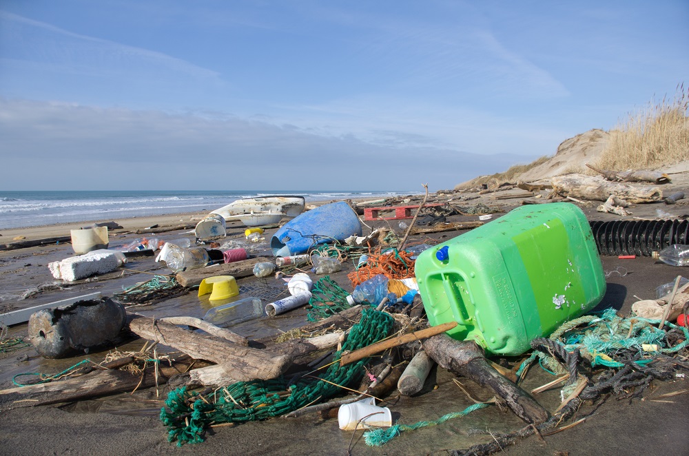 Water and beach pollution