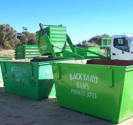 Backyard Bins delivery truck