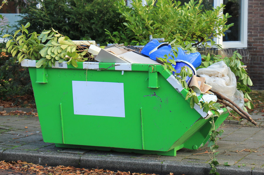 Materials in the bin