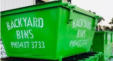backyard bins with tyres in it