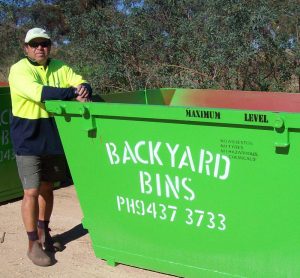 Rydall, owner of Backyard Bins