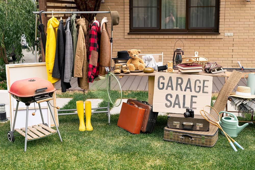 how to garage sale skip bin australia