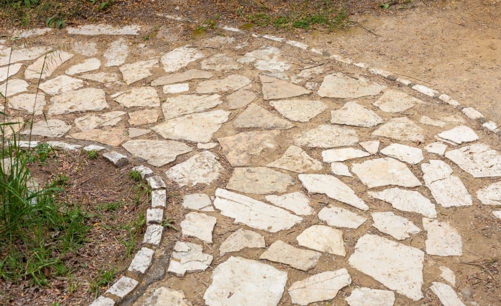 You can turn the bricks and concrete into a DIY project instead of throwing them away.