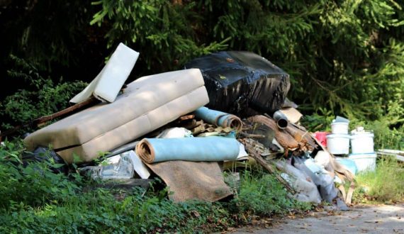 Illegal rubbish dumping affects public spaces, private property, and the environment.