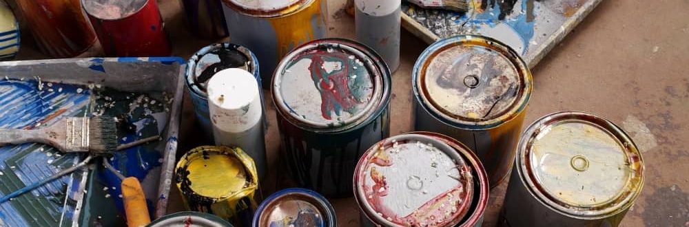 Paint can be toxic and dangerous to the environment if it’s not disposed of properly.