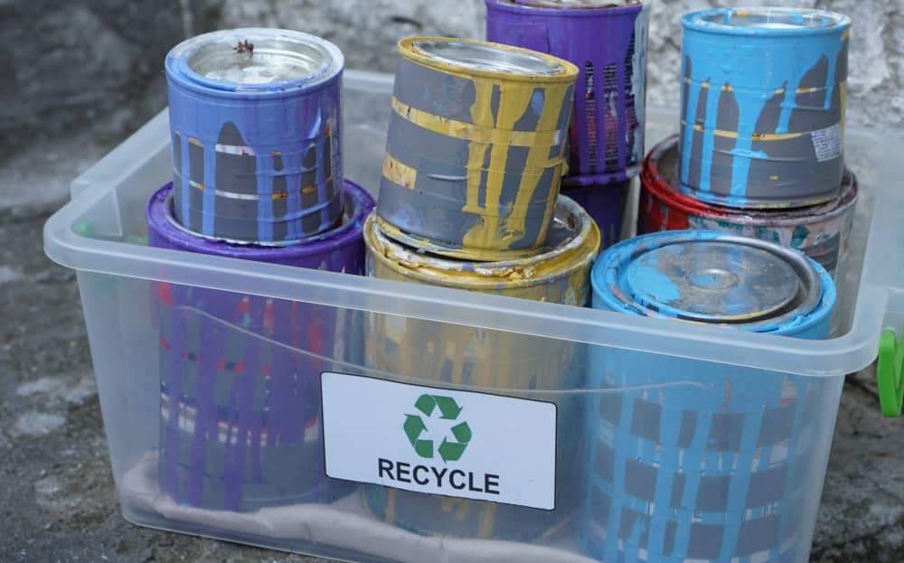 If you’re wondering how to dispose of paint, paint recycling is an excellent option.