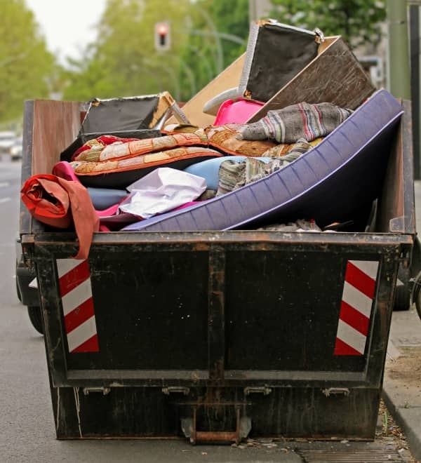 Skip hire services are available in most areas and are an excellent option for removing large items like furniture or mattresses.