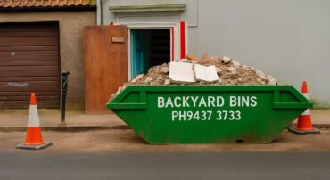 Backyard Bins skip bin on street answering can skip bins be left on the road