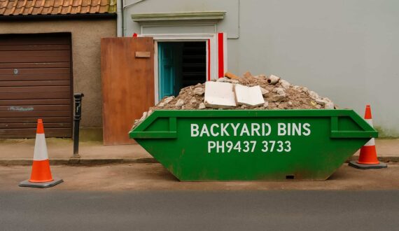 Backyard Bins skip bin on street answering can skip bins be left on the road